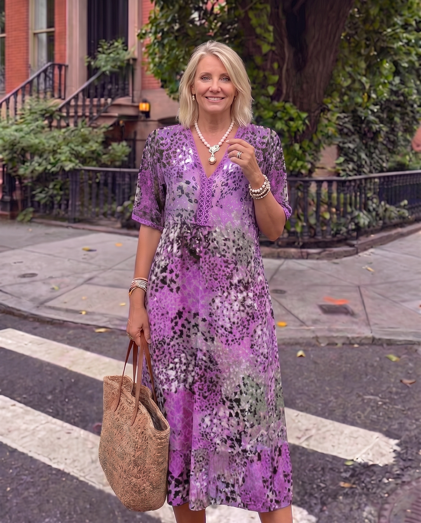 Carmen | Vestido midi vaporoso con corte favorecedor