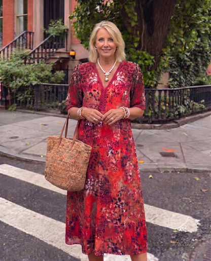 Carmen | Vestido midi vaporoso con corte favorecedor